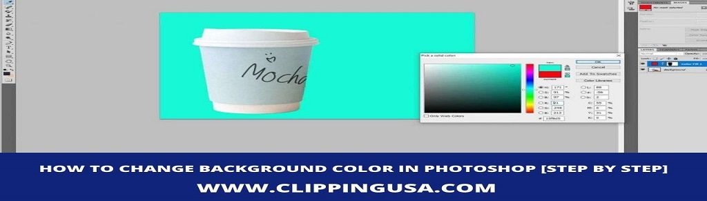 change background color in Photoshop