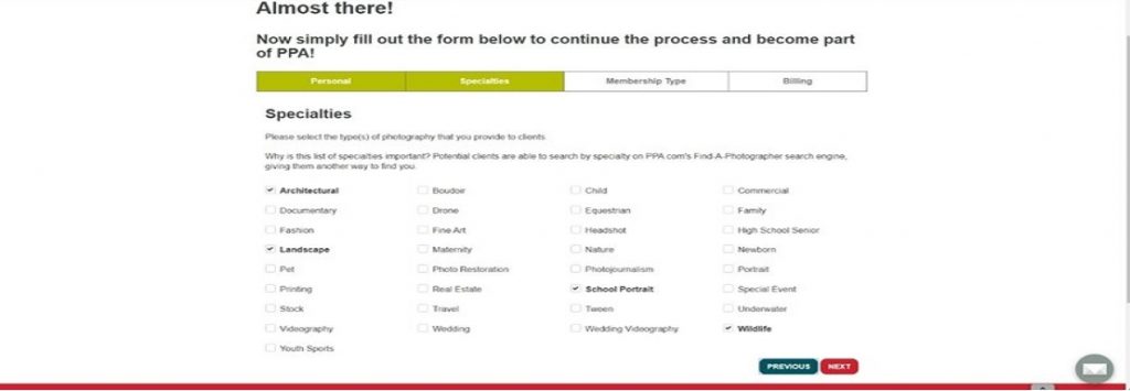 How to join professional Photographers of America 01